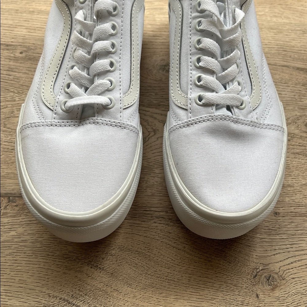 Vans Old Skool White Stackform Canvas Sneakers - image 2